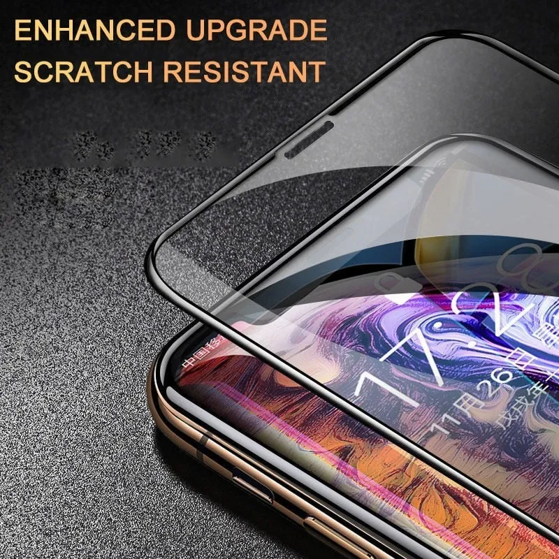 2/4PCS 9D Screen Protector Tempered Glass for iPhone