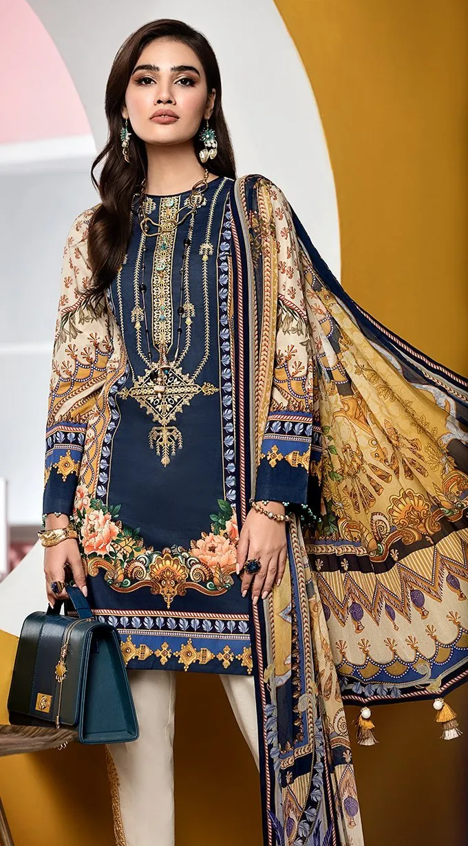 Anaya by Kiran Chaudhry – Viva Lawn Collection 2020 – 09A - KIARA