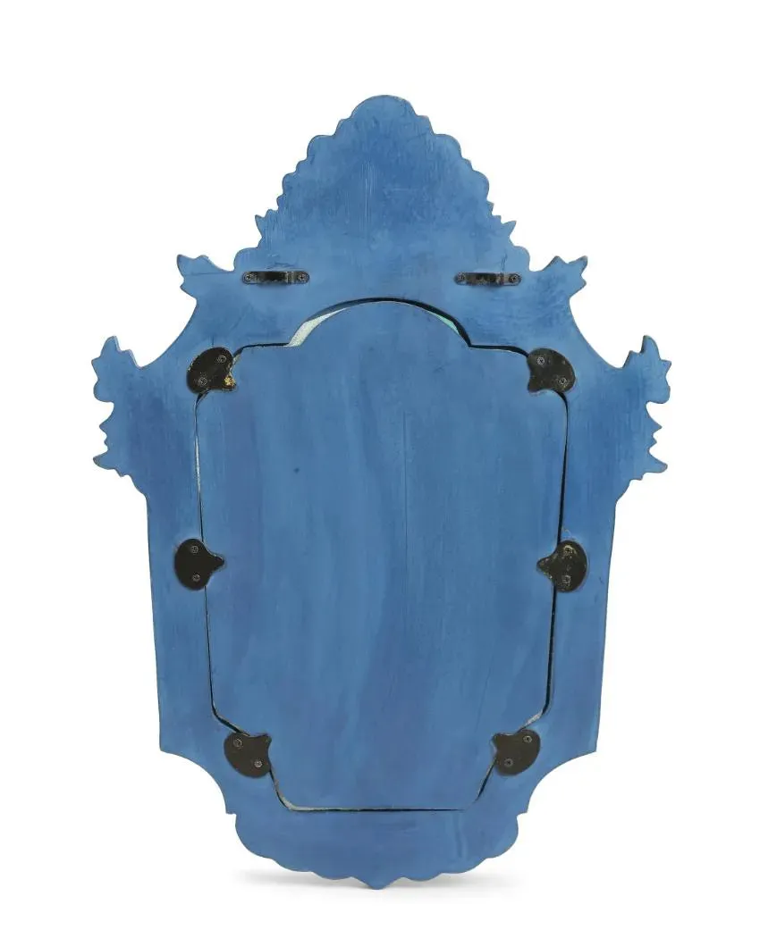 Blue Mirror with Gold Foiling