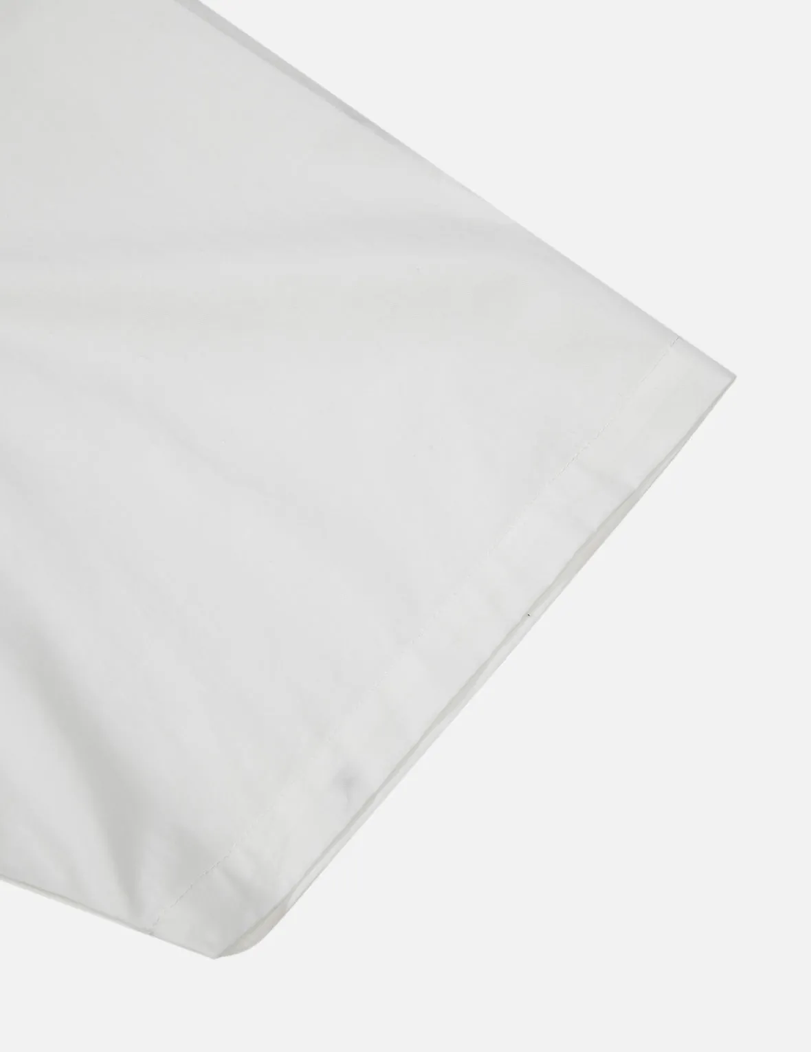 Chain-Stitched Embroidery Logo Boxy Tencel Shirt