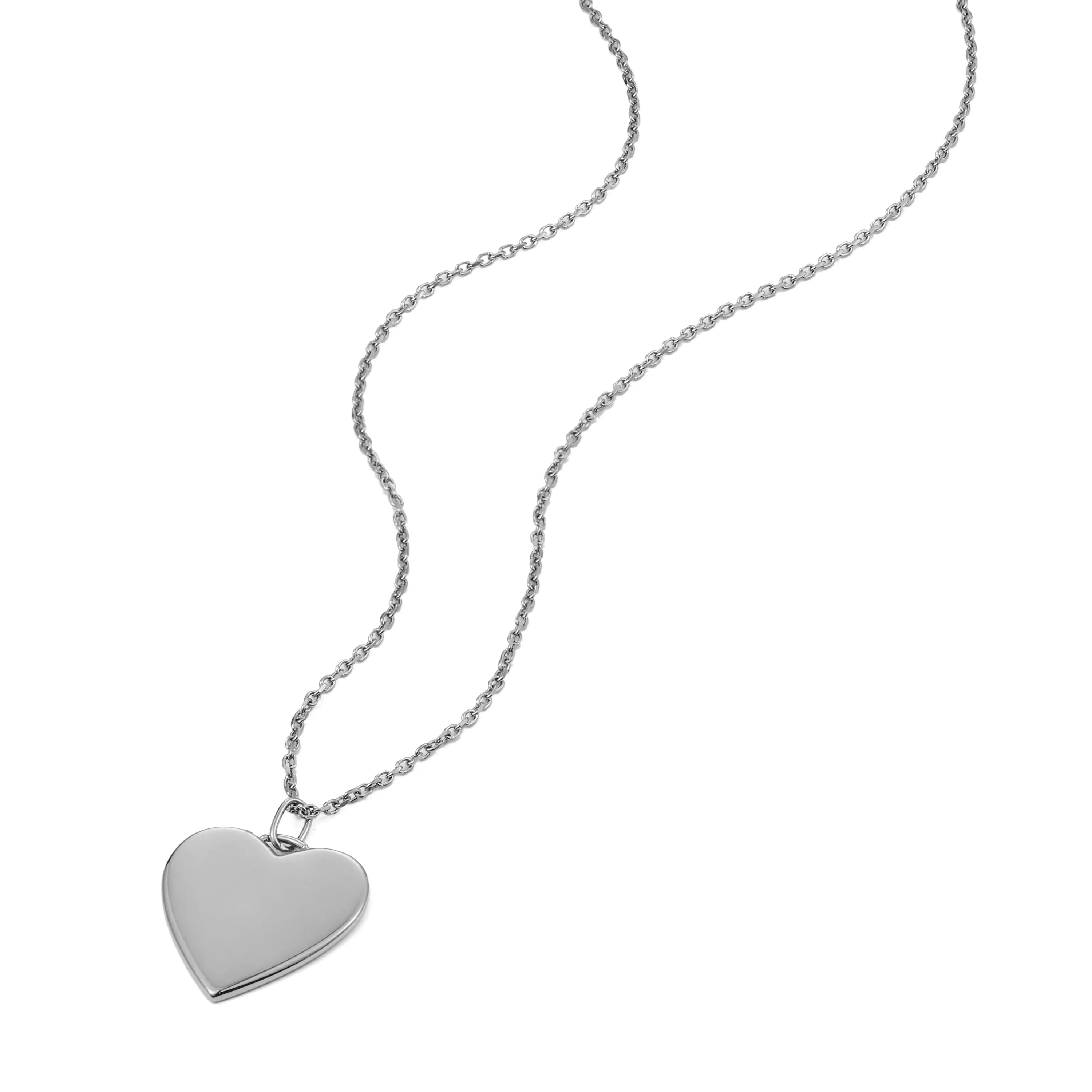 Fossil Drew Silver Necklace JF04690040