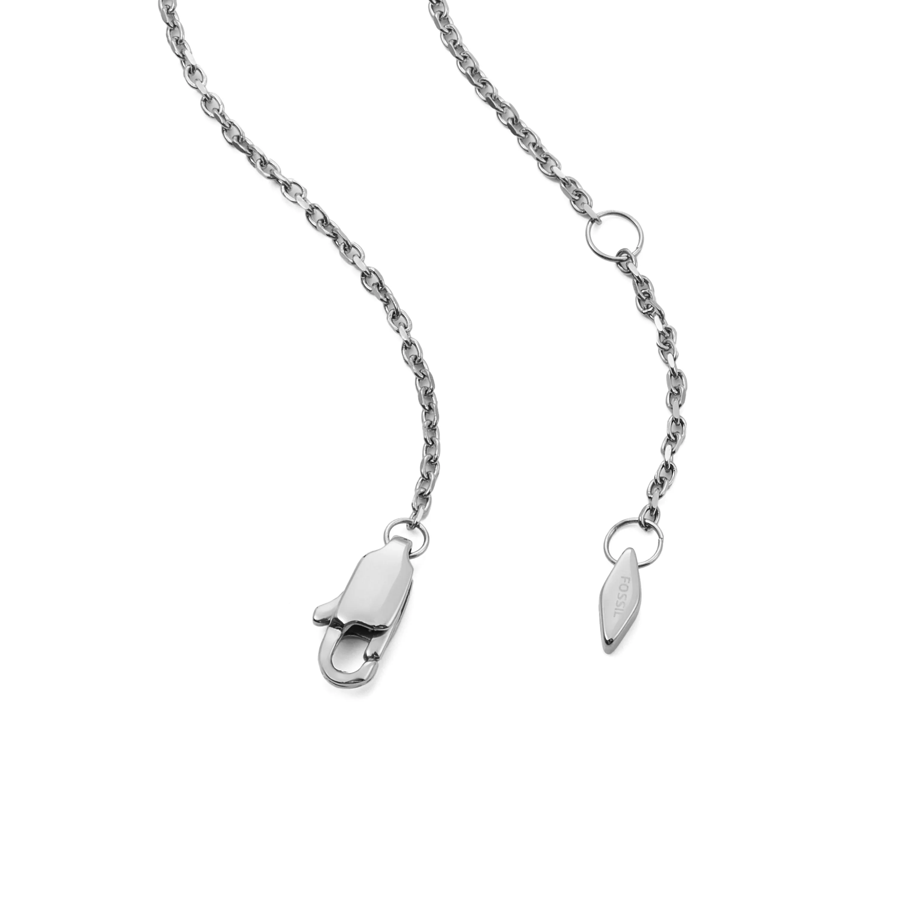 Fossil Drew Silver Necklace JF04690040