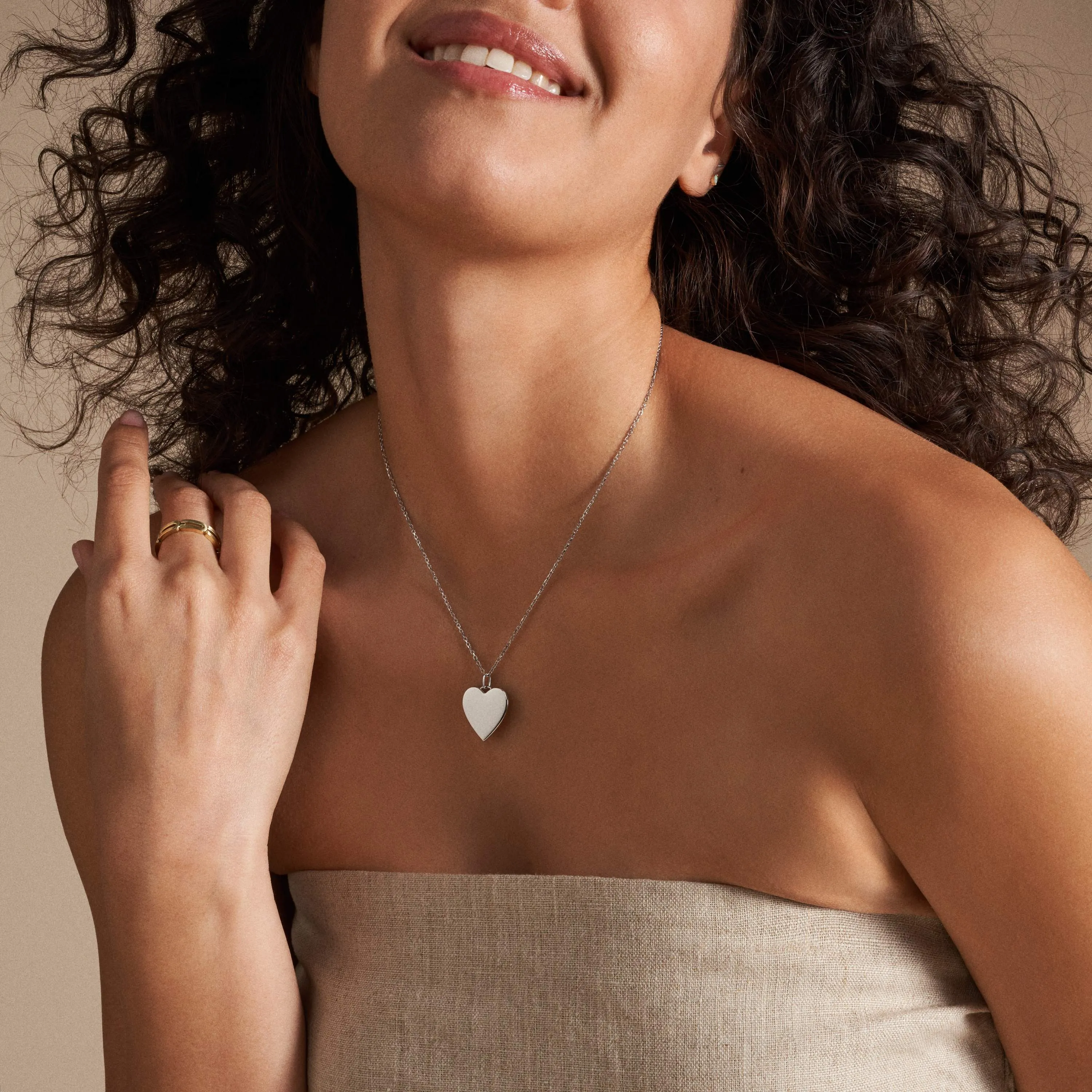 Fossil Drew Silver Necklace JF04690040