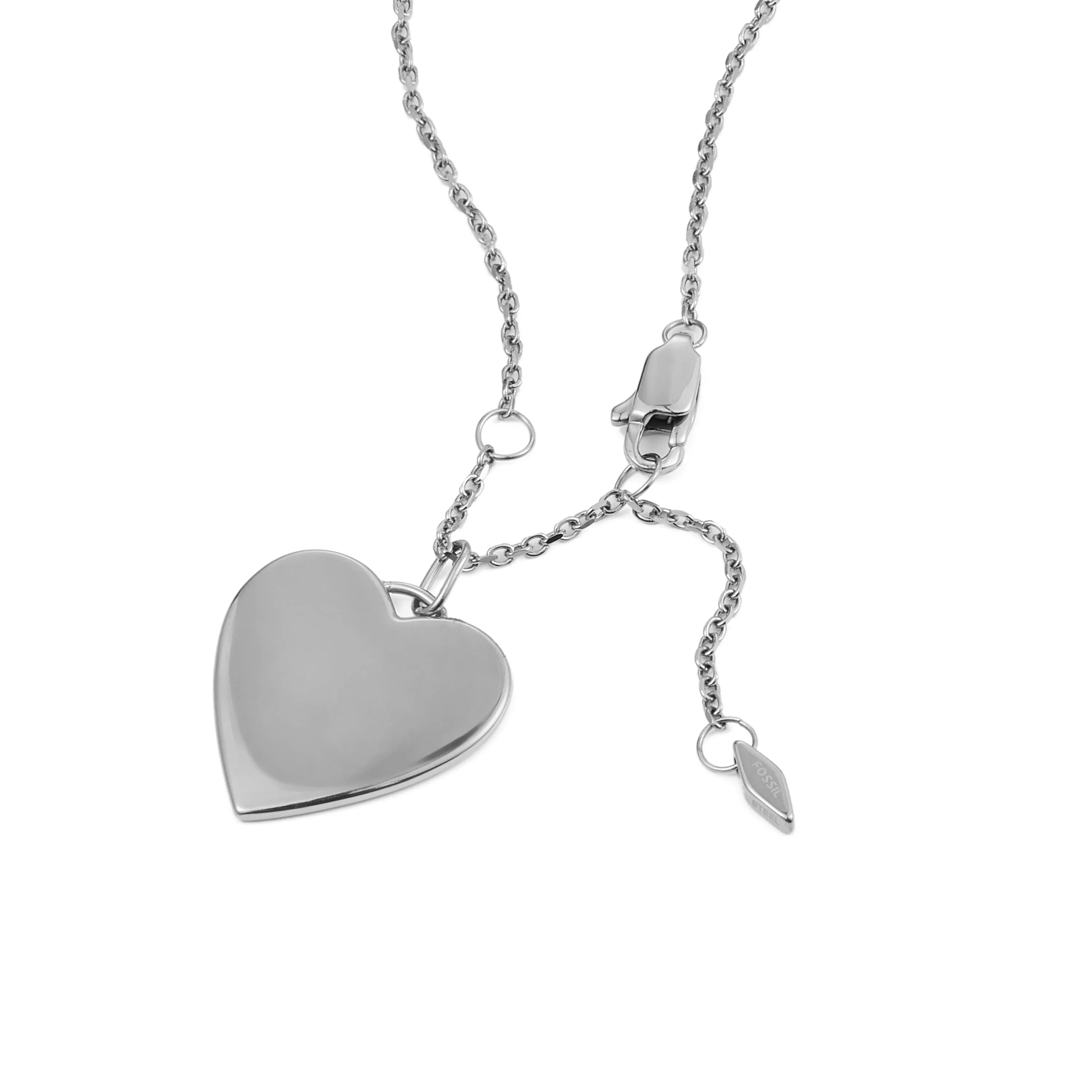 Fossil Drew Silver Necklace JF04690040