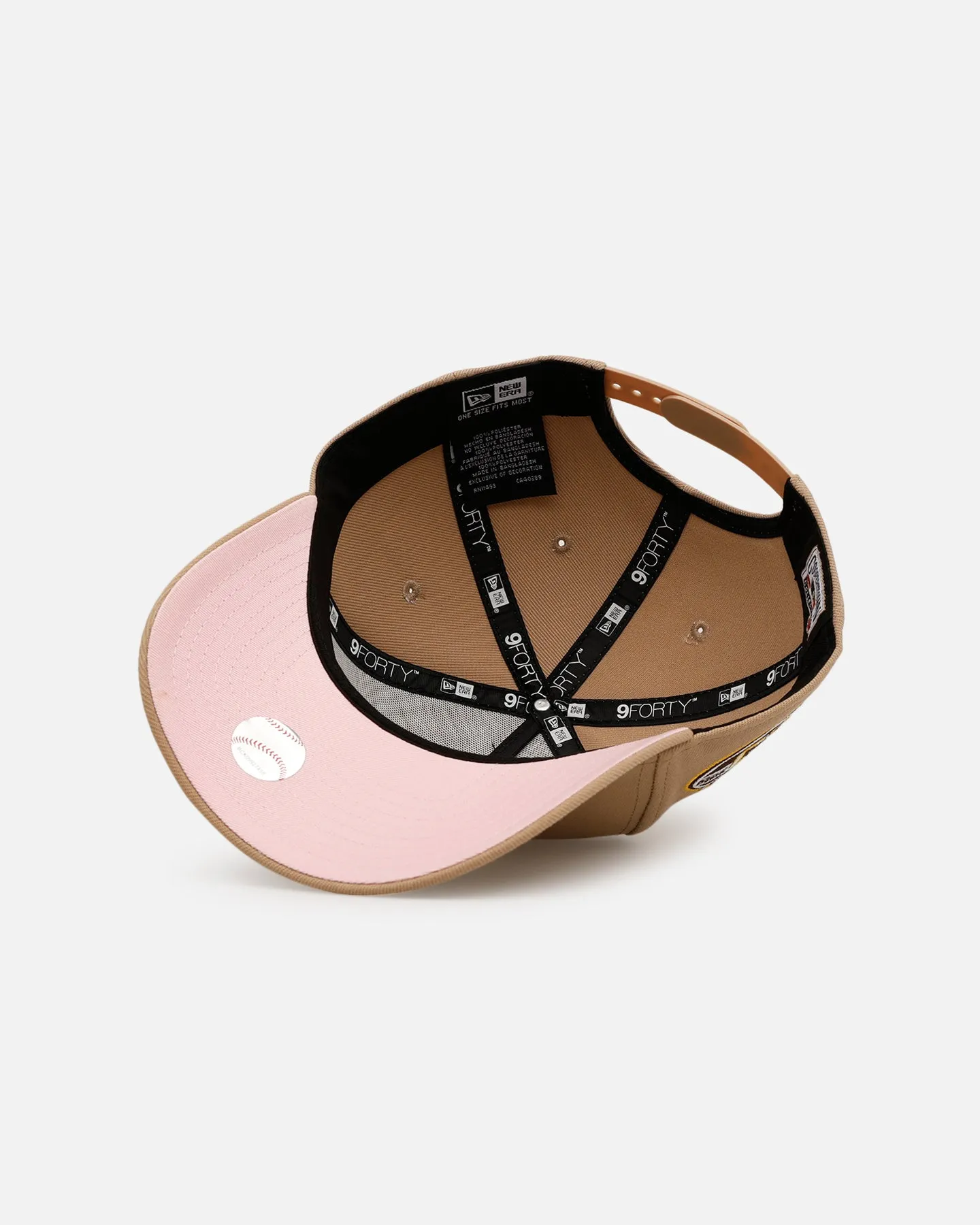New Era San Diego Padres 'Tan Pink' 9FORTY A-Frame Snapback Tan