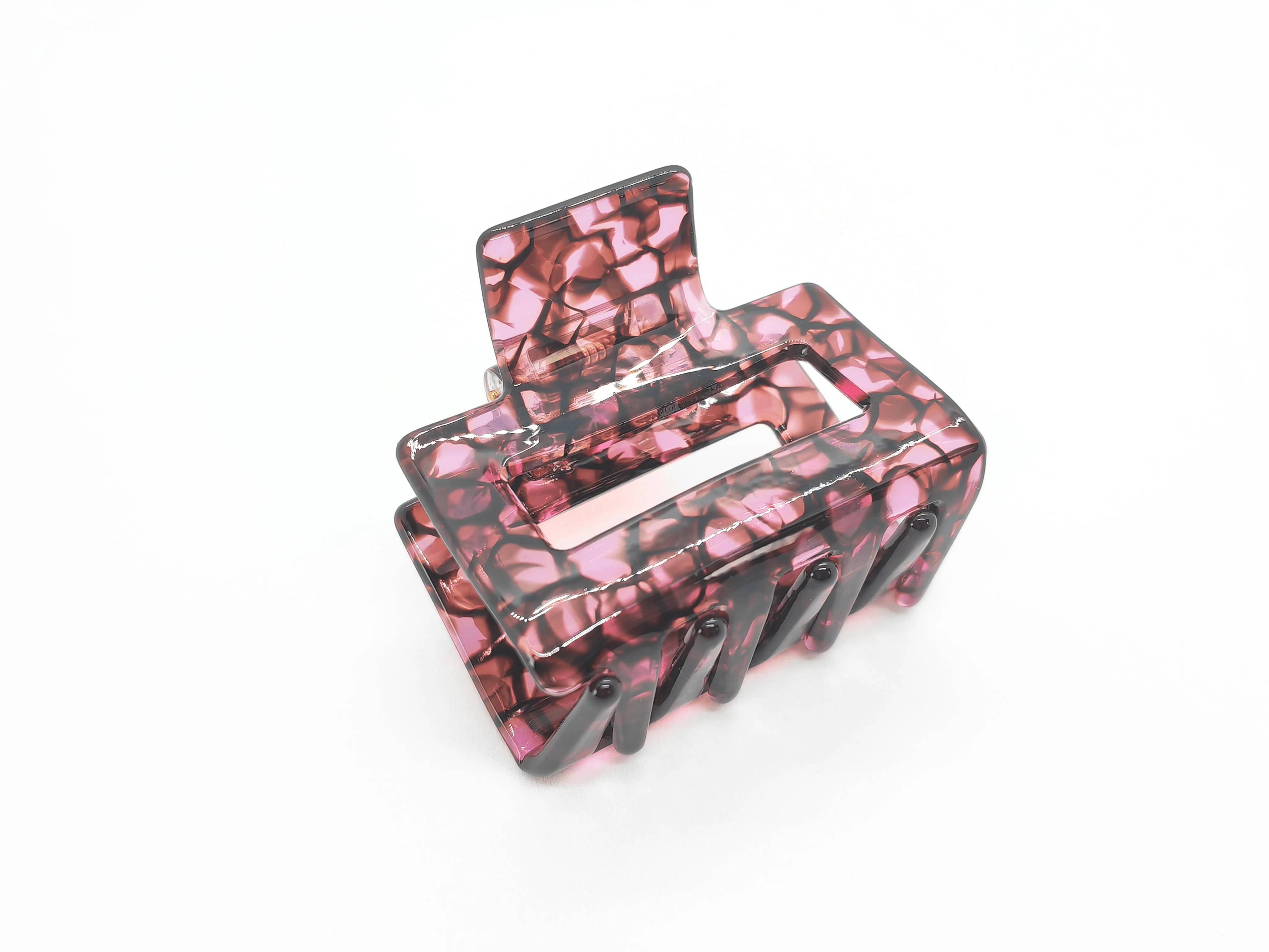 Pomegranate Square Jaw Hair Clip